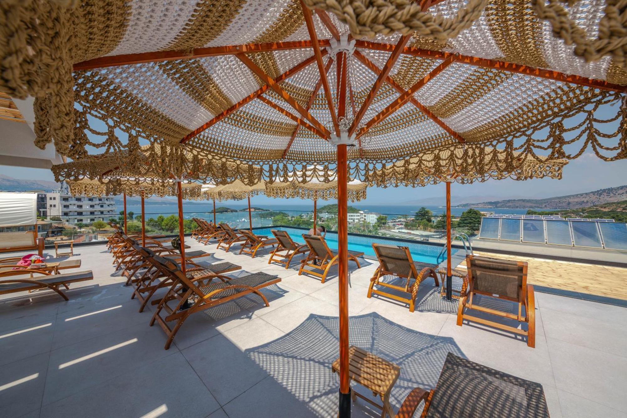 Hotel Sole Mare Ksamil Exterior foto