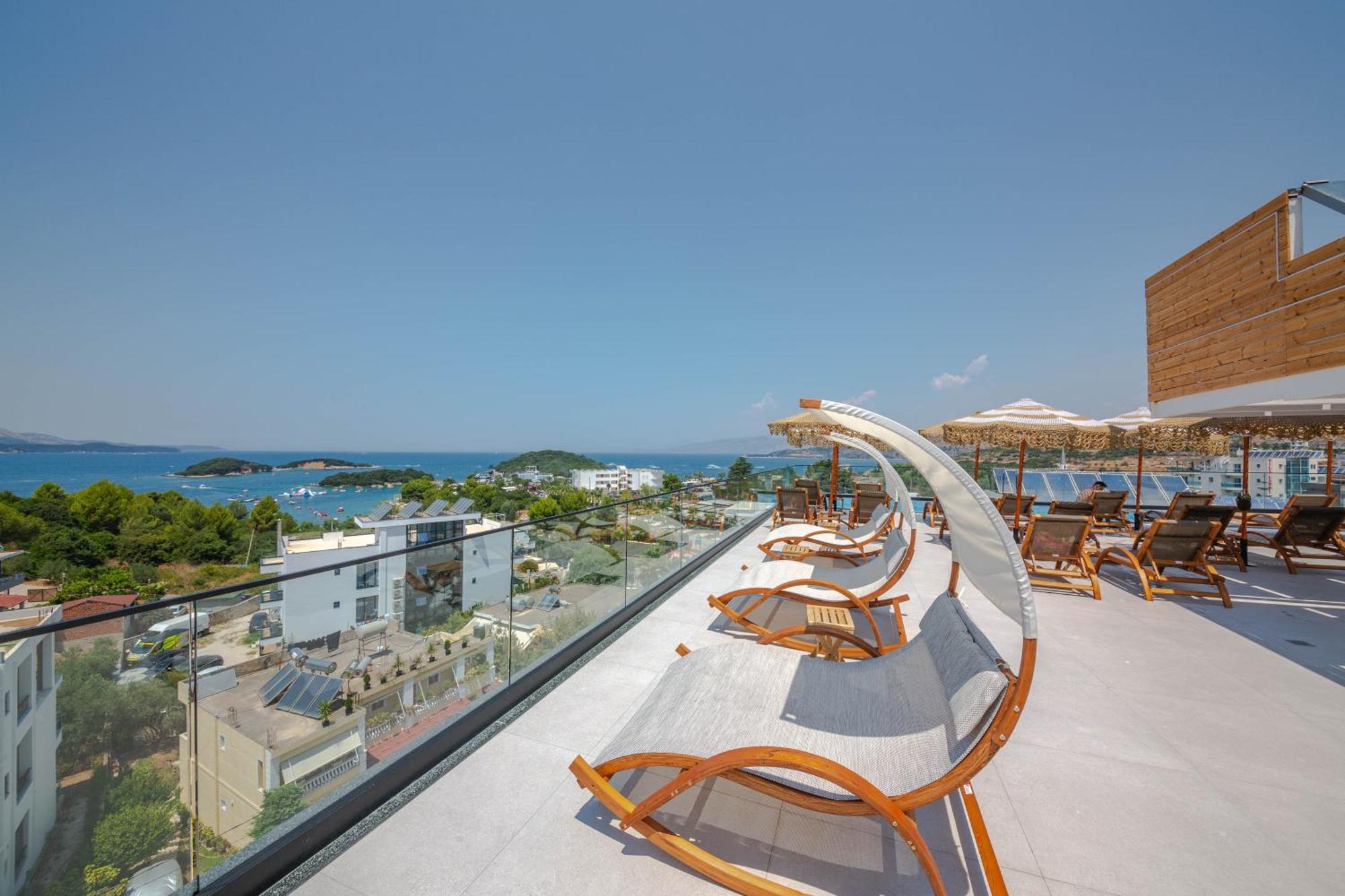 Hotel Sole Mare Ksamil Exterior foto